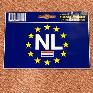Netherlands sticker Dutch Europa